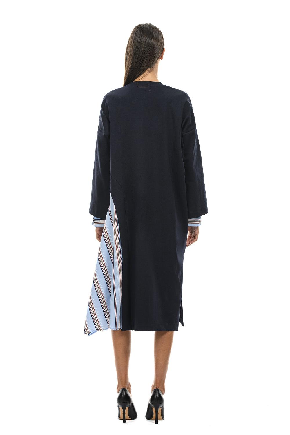 ROSÈ A POIS DAITRAN Abito con inserti camicia Promozione Limitata