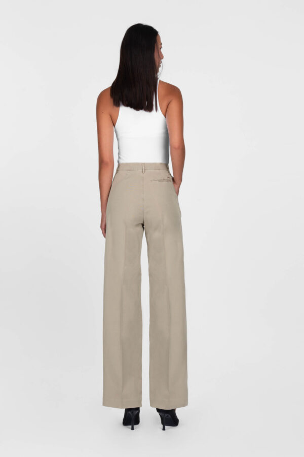 Sartoria Tramarossa PANTALONE AURELIA WIDE LEG GABARDINA DI COTONE SAND Italia