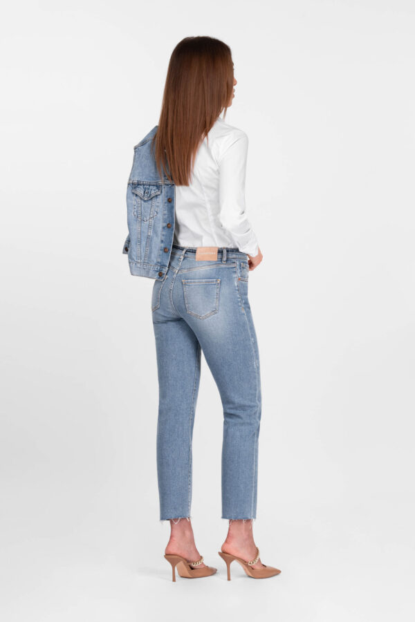 Sartoria Tramarossa JEANS AMERICA SLIM IN DENIM BLU MEDIO Italy