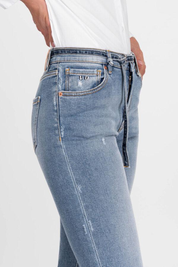 Sartoria Tramarossa JEANS AMERICA SLIM IN DENIM BLU MEDIO Italy