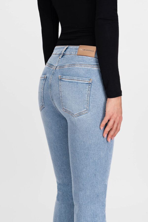 Sartoria Tramarossa JEANS GRETA BOOTCUT IN DENIM BLU MEDIO 2025