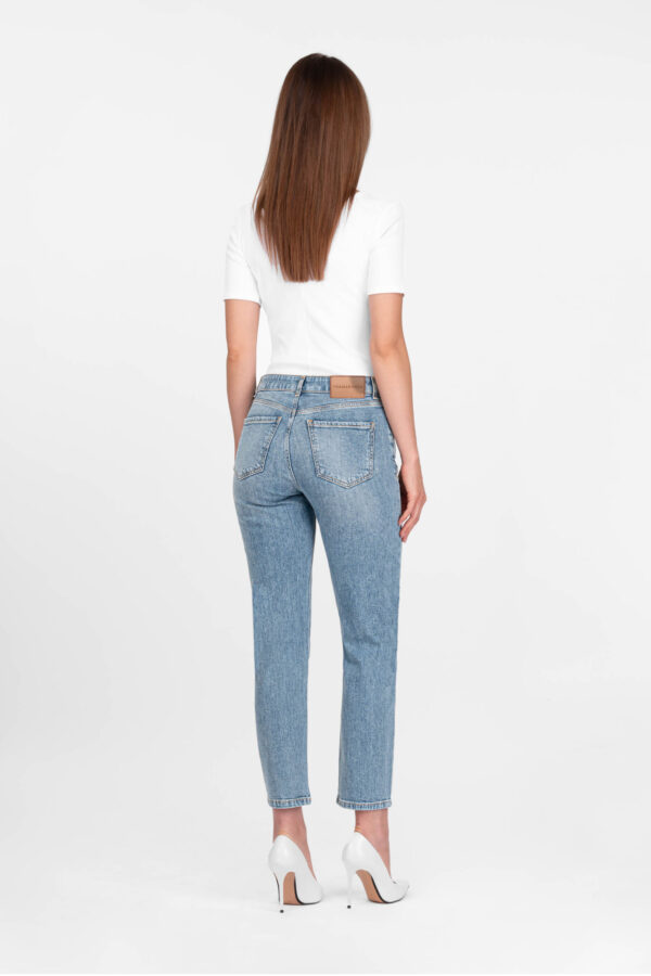 Sartoria Tramarossa JEANS MONICA MUM IN DENIM BLU CHIARO Soddisfazione Garantita