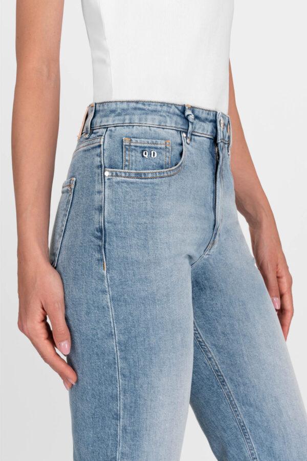 Sartoria Tramarossa JEANS MONICA MUM IN DENIM BLU CHIARO Soddisfazione Garantita
