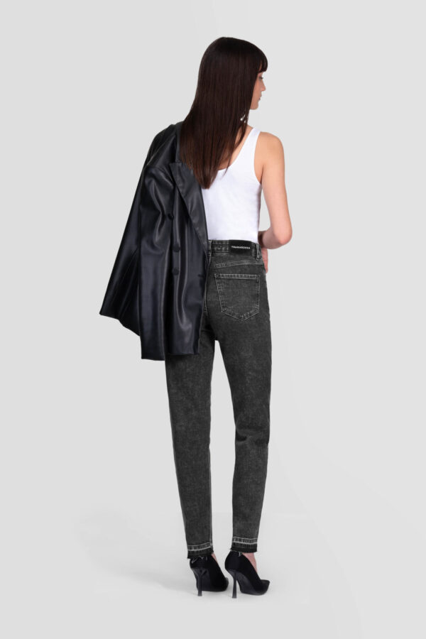 Sartoria Tramarossa JEANS MONICA MUM IN DENIM NERO Negozi Online
