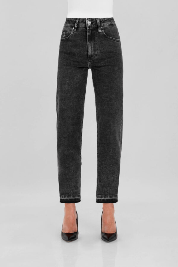 Sartoria Tramarossa JEANS MONICA MUM IN DENIM NERO Negozi Online