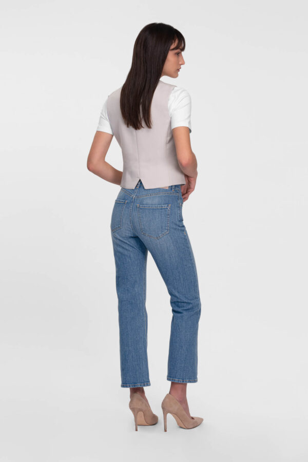 Sartoria Tramarossa JEANS MONICA FLARE CUT FLARE IN DENIM BLU MEDIO Acquista Ora