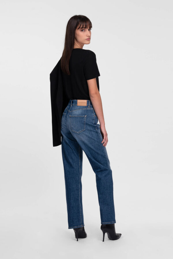 Sartoria Tramarossa JEANS MONICA STRAIGHT IN DENIM BLU MEDIO Fino Al -60%