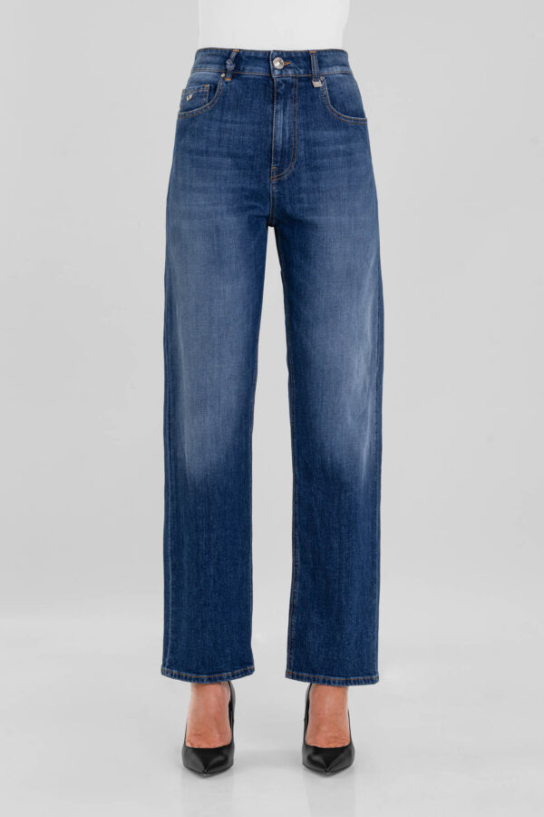 Sartoria Tramarossa JEANS MONICA STRAIGHT IN DENIM BLU MEDIO Fino Al -60%