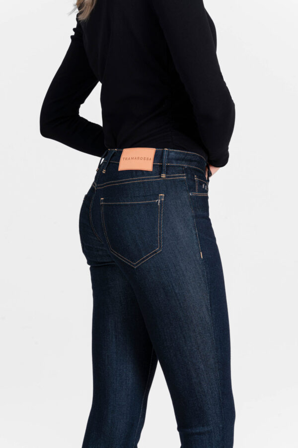 Sartoria Tramarossa JEANS BIANCA CAPRI SKINNY IN DENIM STRETCH BLU SCURO Economico