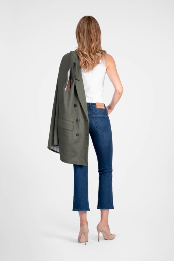 Sartoria Tramarossa JEANS BIANCA FLARE CUT FLARE IN DENIM STRETCH BLU MEDIO Outlet
