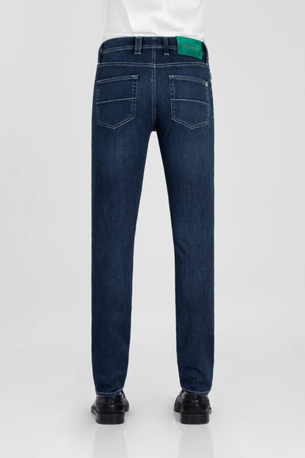 Sartoria Tramarossa JEANS MICHELANGELO ZIP SS SLIM IN DENIM STRETCH BLU SCURO Vendita Economica