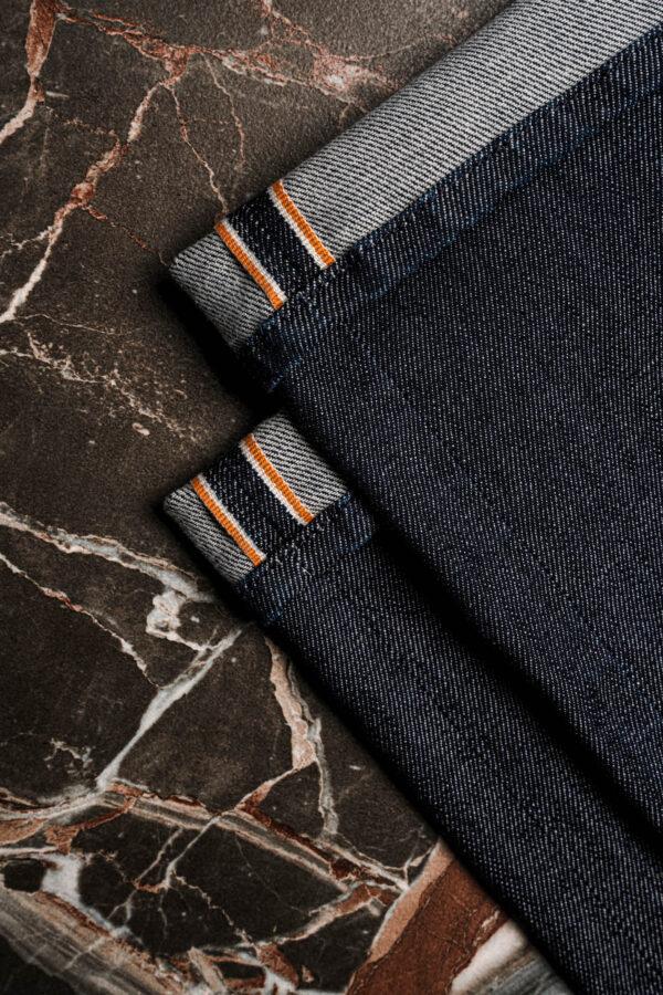 Sartoria Tramarossa JEANS LEONARDO ZIP REGULAR IN DENIM LIZARD MADREPERLA BLU SCURO Italy