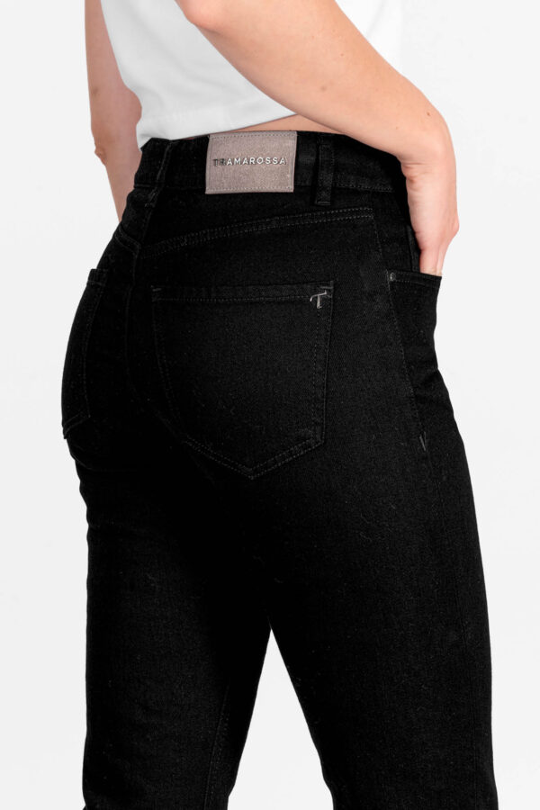 Sartoria Tramarossa JEANS MONICA FLARE CUT FLARE IN DENIM NERO 2025