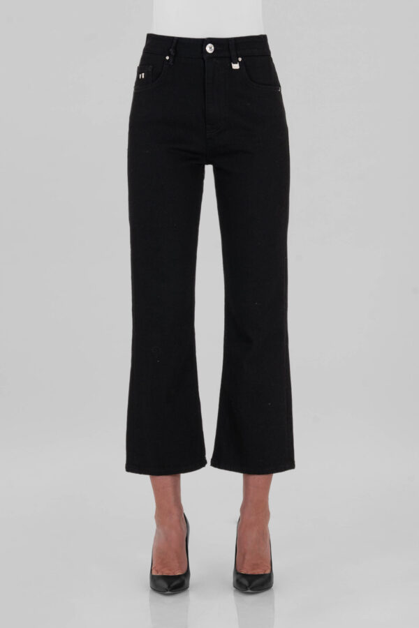 Sartoria Tramarossa JEANS MONICA FLARE CUT FLARE IN DENIM NERO 2025