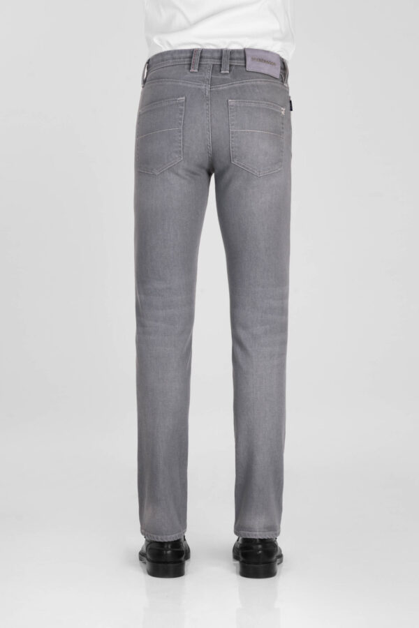 Sartoria Tramarossa JEANS LEONARDO BUTTONS REGULAR IN DENIM GRIGIO Novità
