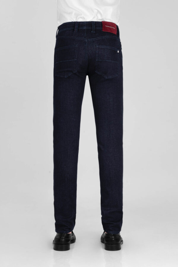 Sartoria Tramarossa JEANS MICHELANGELO ZIP SS REGULAR IN DENIM STRETCH BLU SCURO Sconto