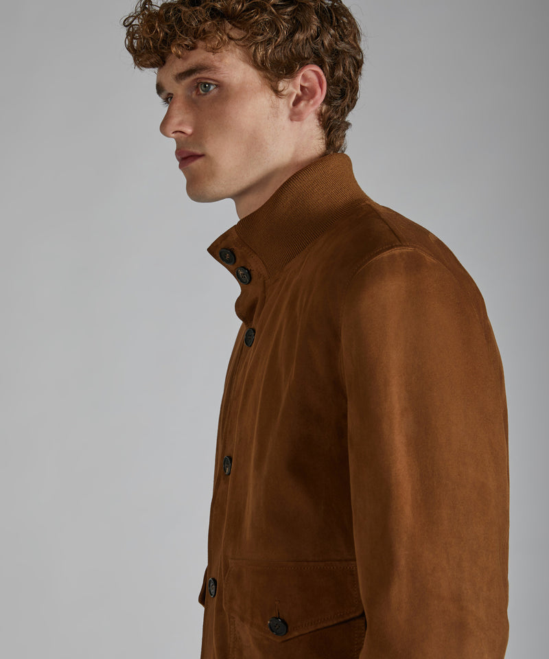 Slowear Bomber in pelle scamosciata 2025