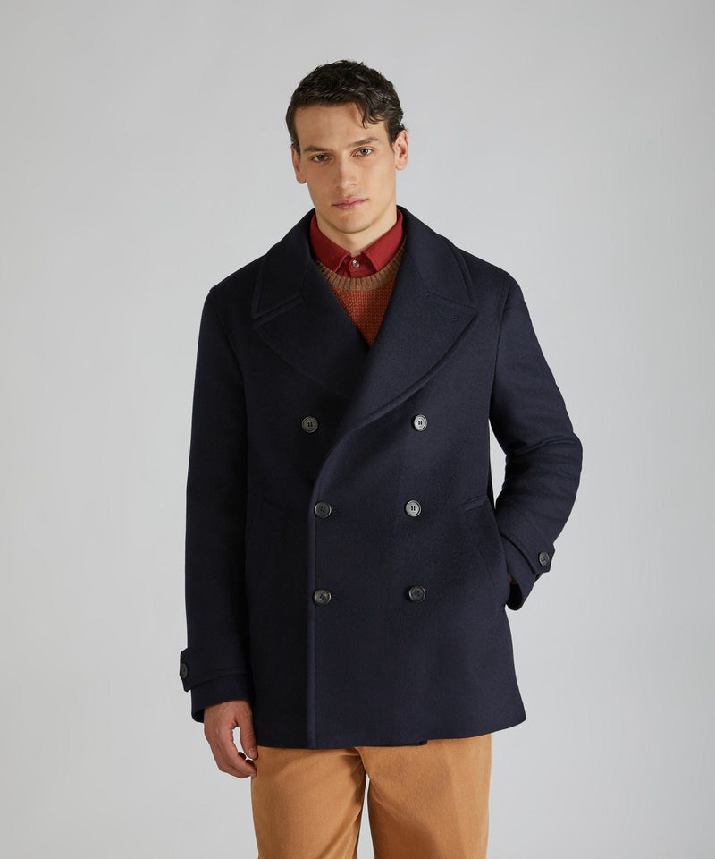 Slowear Peacoat in panno di lana Qualità