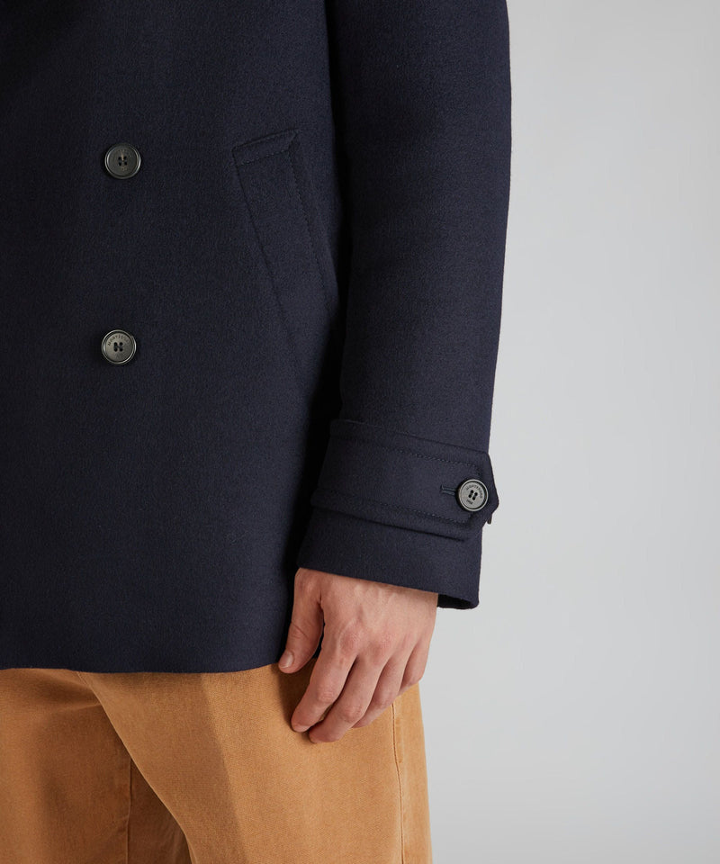 Slowear Peacoat in panno di lana Qualità