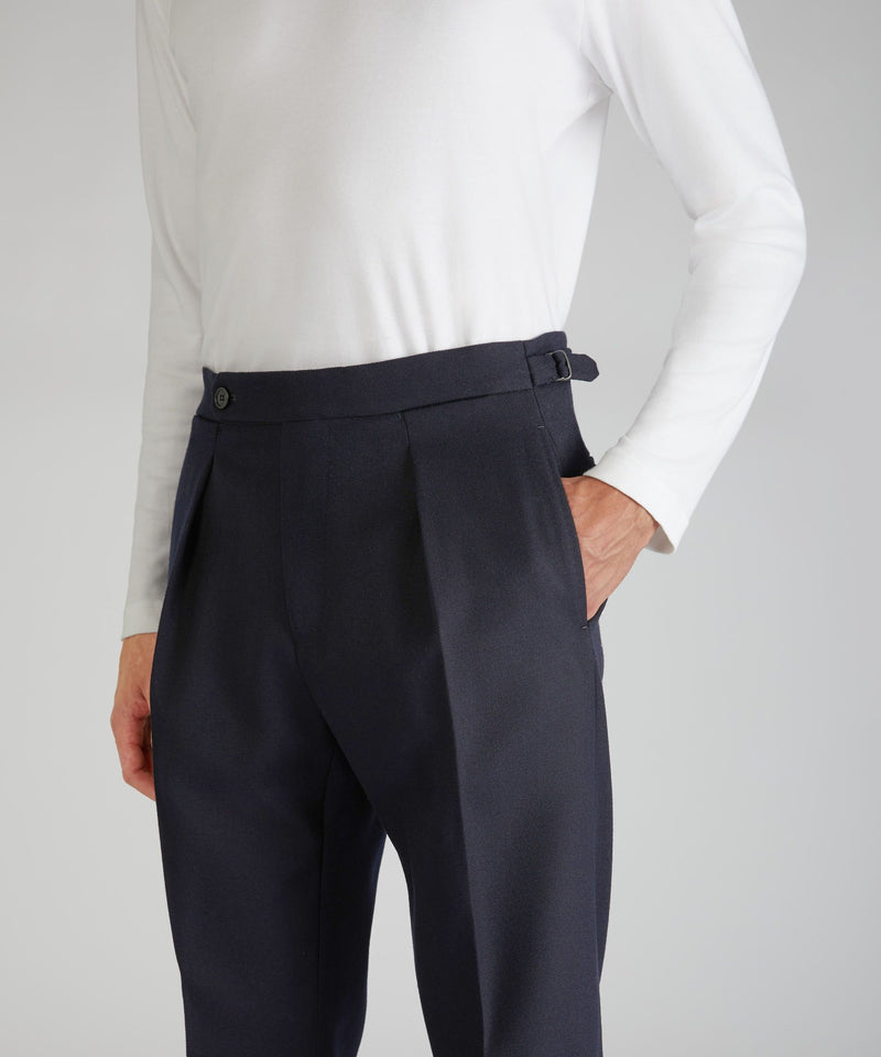 Slowear Pantalone straight fit in lana mélange Vendita