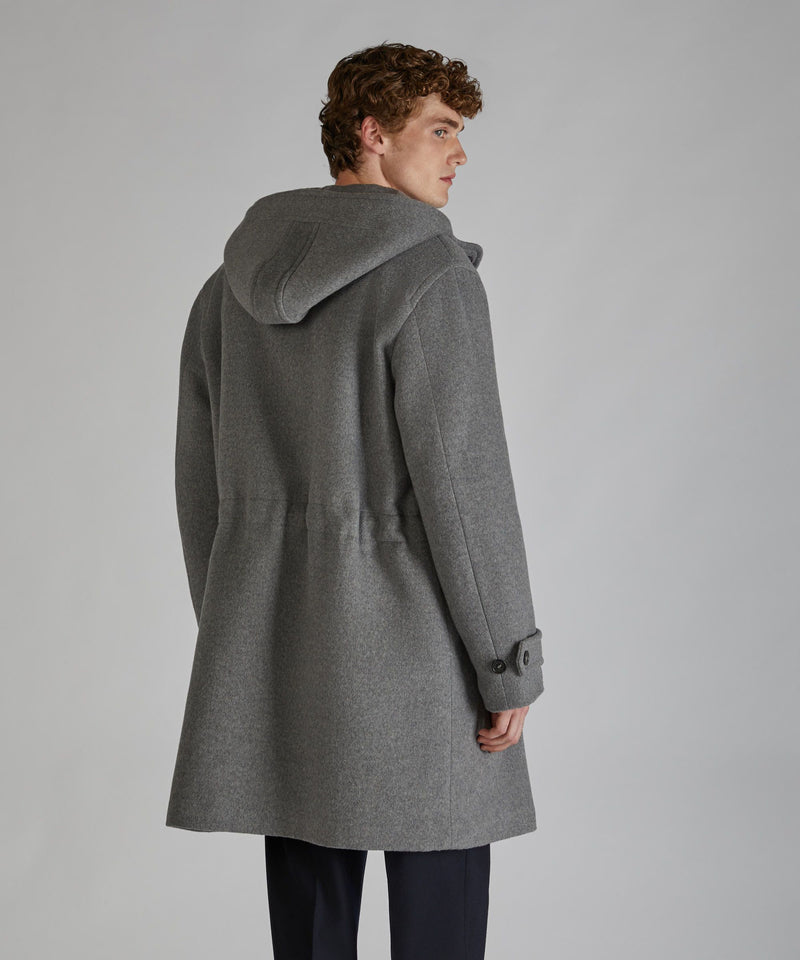 Slowear Parka in panno di lana mélange Pezzi Unici