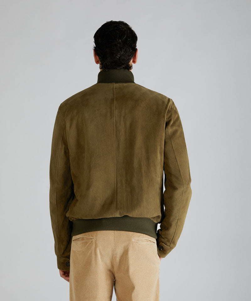 Slowear Bomber in pelle scamosciata Soddisfazione Garantita