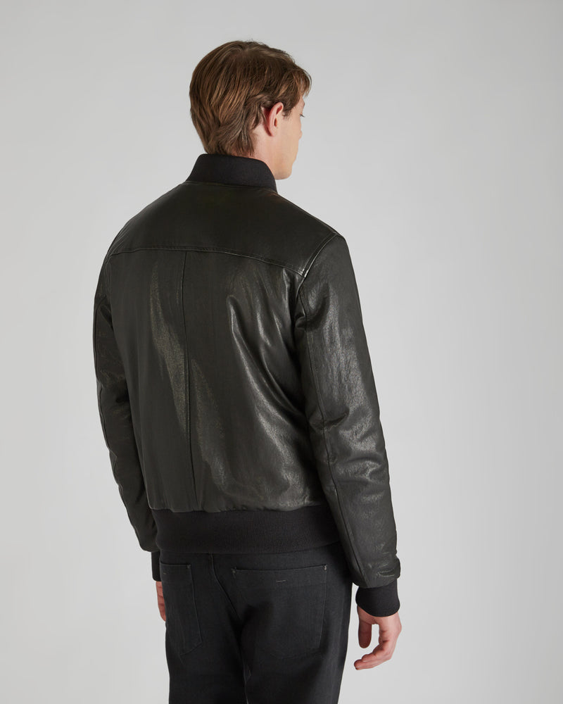 Slowear Bomber regular fit in nappa Sottocosto