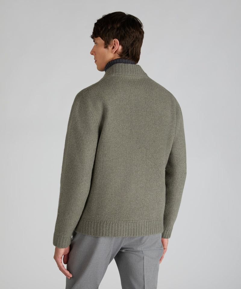 Slowear Bomber slim fit in lana e cashmere Convenienza