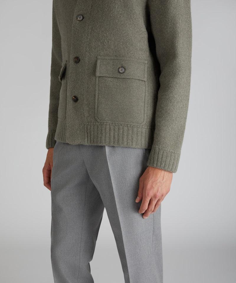 Slowear Bomber slim fit in lana e cashmere Convenienza