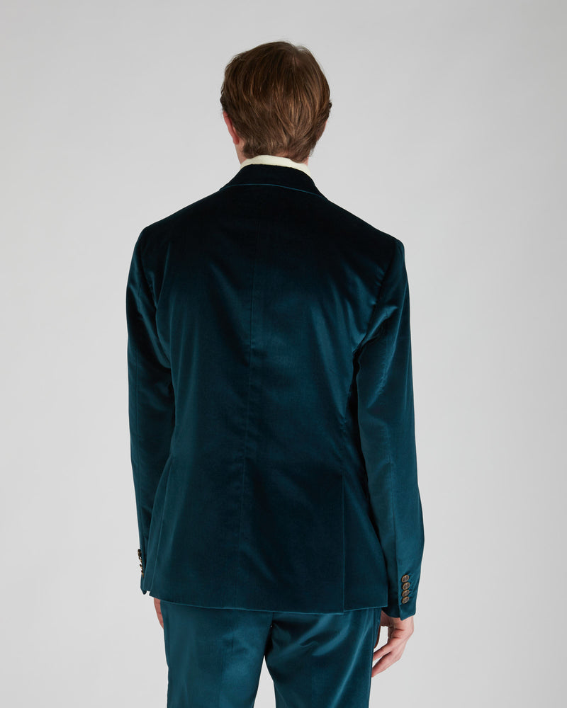 Slowear Giacca doppiopetto slim fit in velluto Offerta speciale