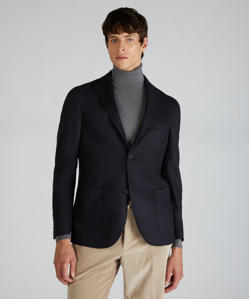Slowear Giacca slim fit in flanella Outlet
