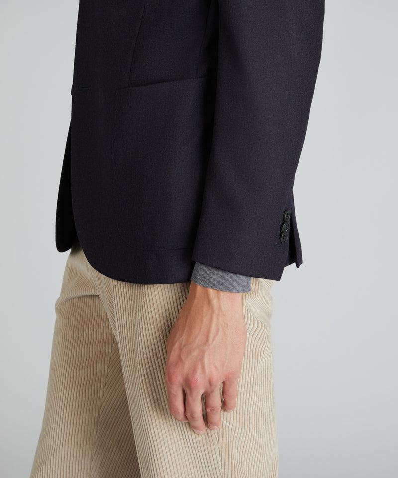 Slowear Giacca slim fit in flanella Outlet