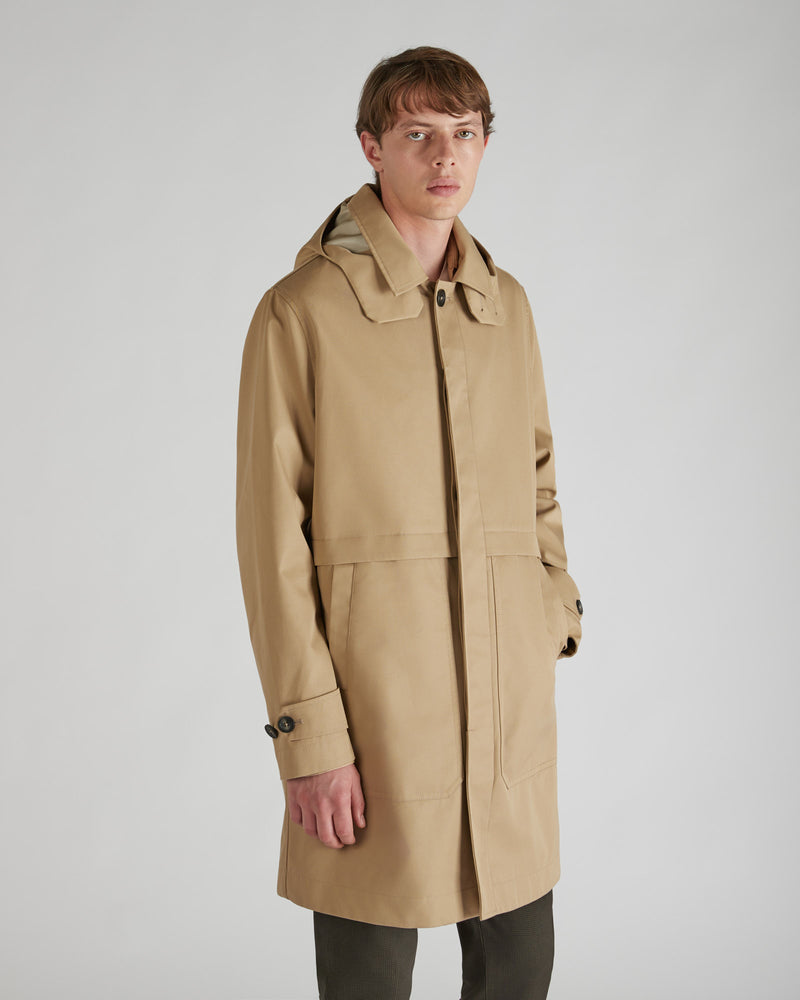 Slowear Carcoat regular fit in cotone tecnico certificato Offerta esclusiva