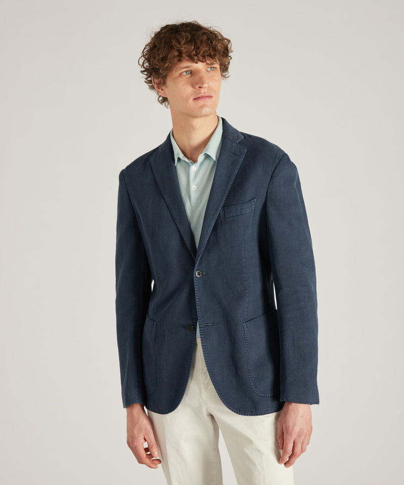 Slowear Giacca in ramiè certificato Moda