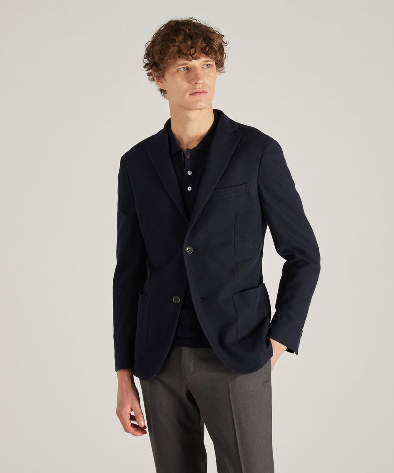 Slowear Giacca slim fit in cotone giro inglese Spedizione Gratuita