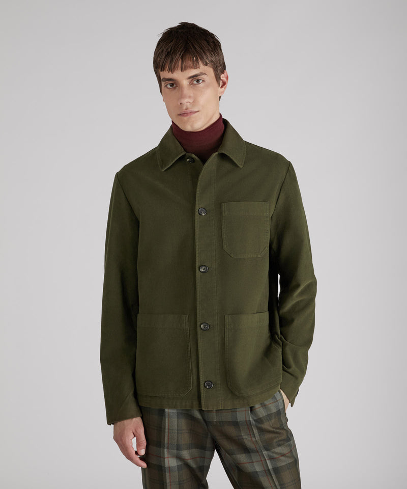 Slowear Blusa regular fit in Moleskin Shopping Online