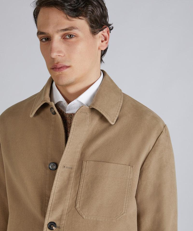 Slowear Blusa regular fit in Moleskin Affare Del Giorno
