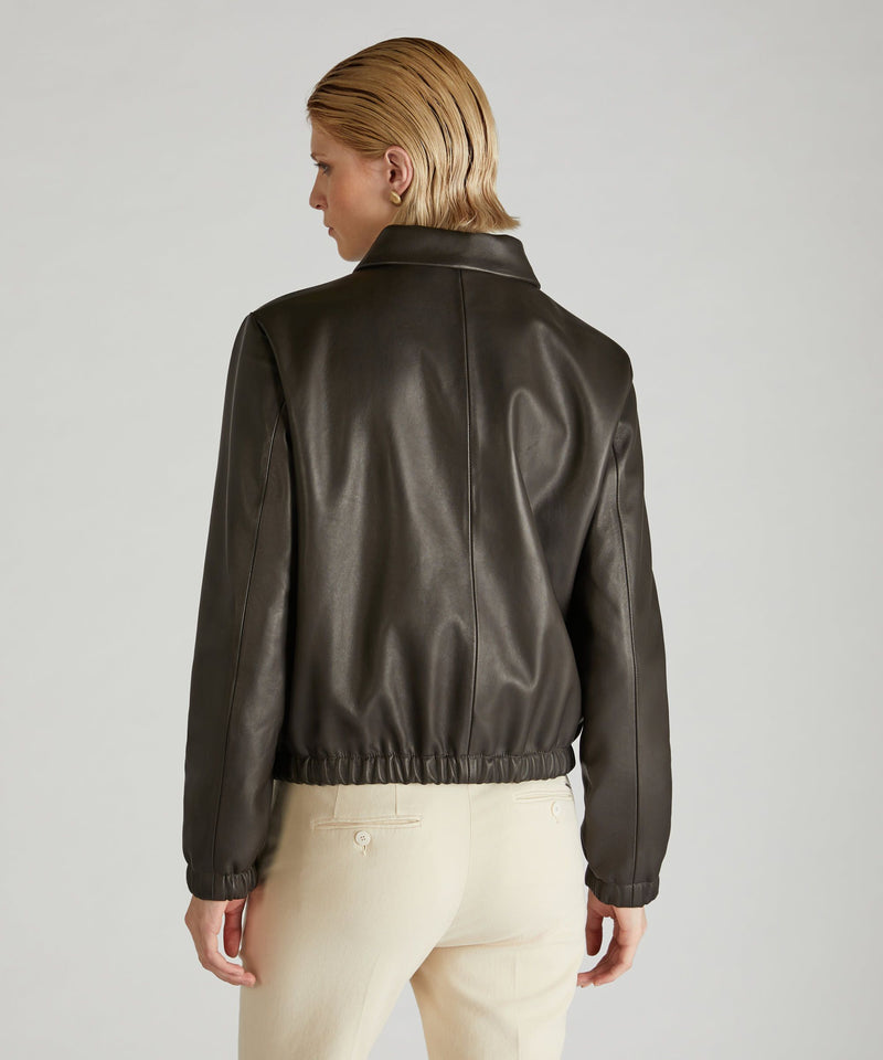 Slowear Bomber regular fit in nappa Presa