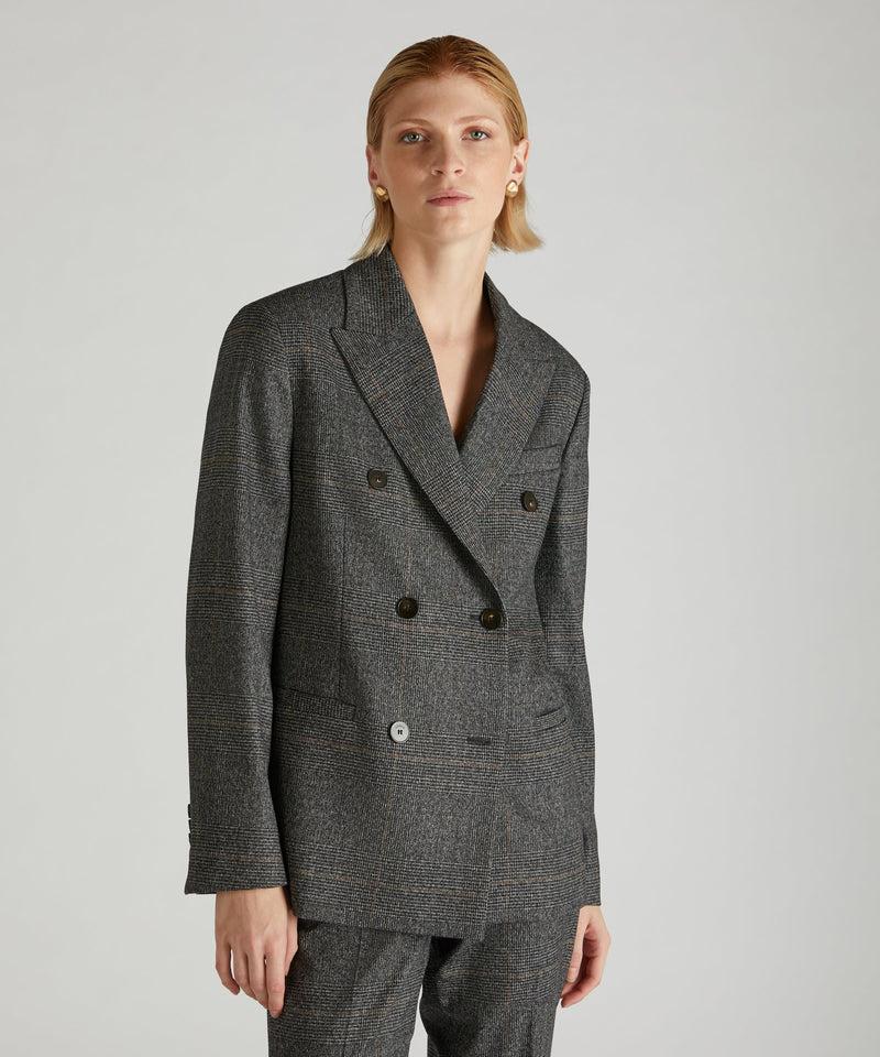 Slowear Doppiopetto regular fit in flanella Outlet