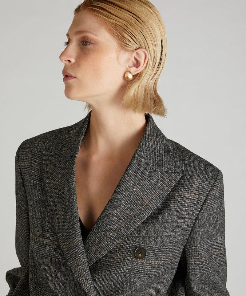 Slowear Doppiopetto regular fit in flanella Outlet