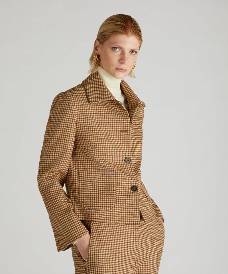 Slowear Giacca regular fit in flanella Saldi Di Fabbrica
