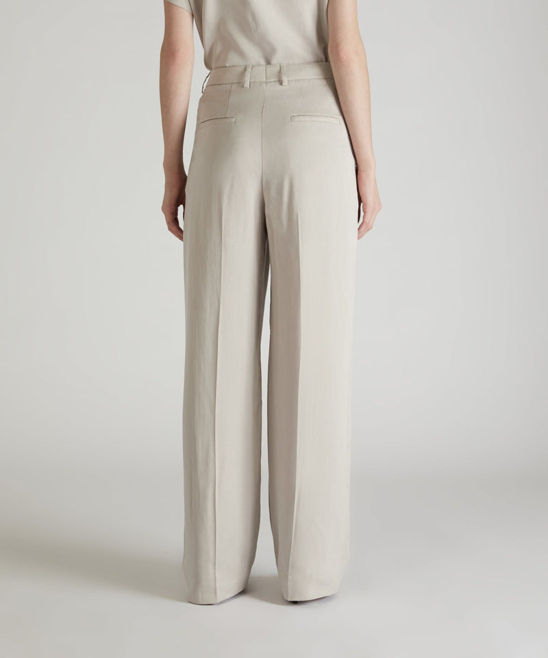 Slowear Pantalone wide fit in lyocell Spedizione Gratuita
