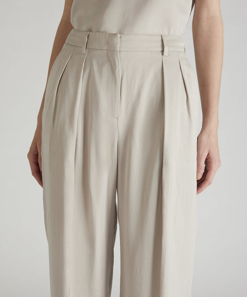 Slowear Pantalone wide fit in lyocell Spedizione Gratuita
