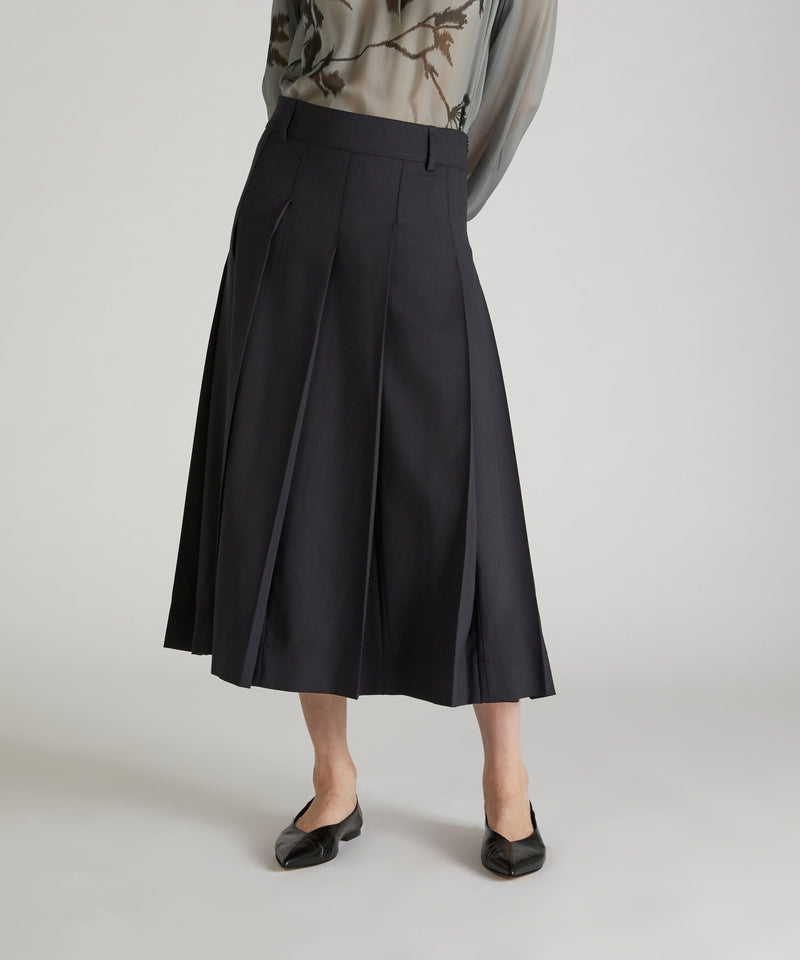 Slowear Gonna in twill di lana Soddisfazione Garantita
