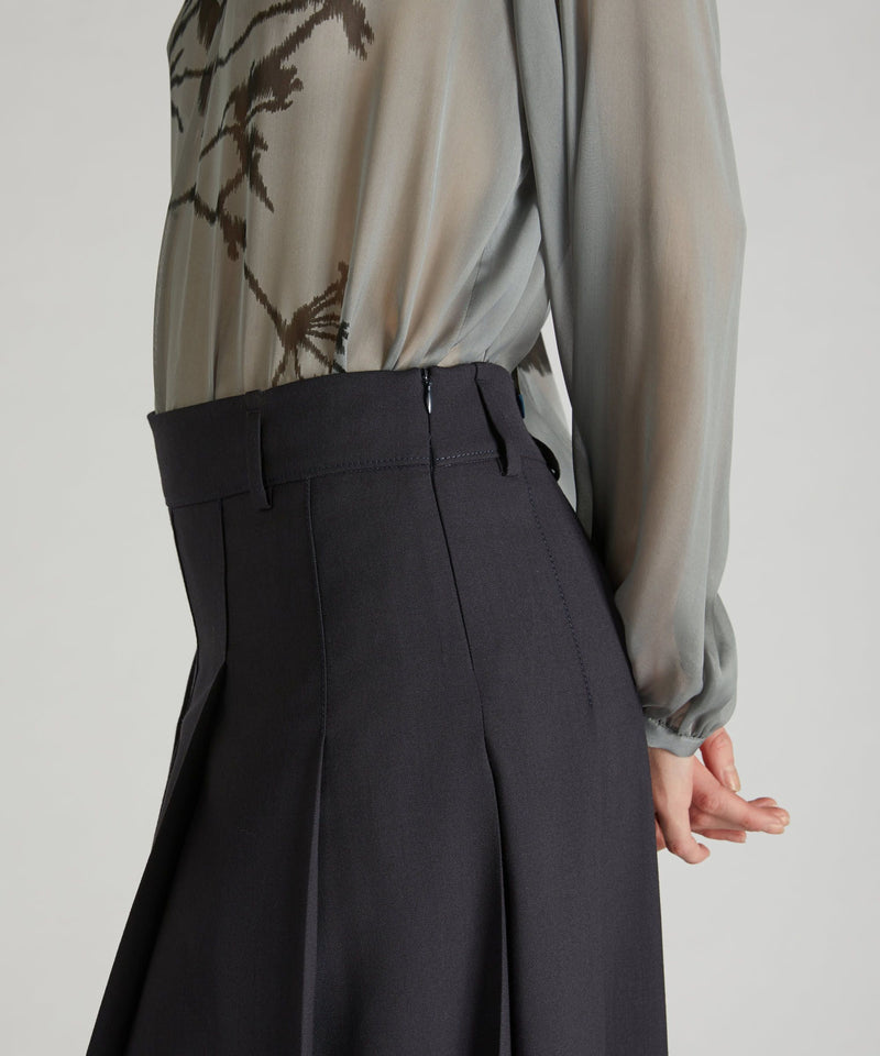 Slowear Gonna in twill di lana Soddisfazione Garantita