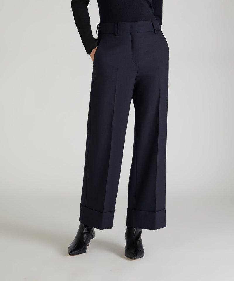 Slowear Pantalone regular fit in lana Qualità Garantita
