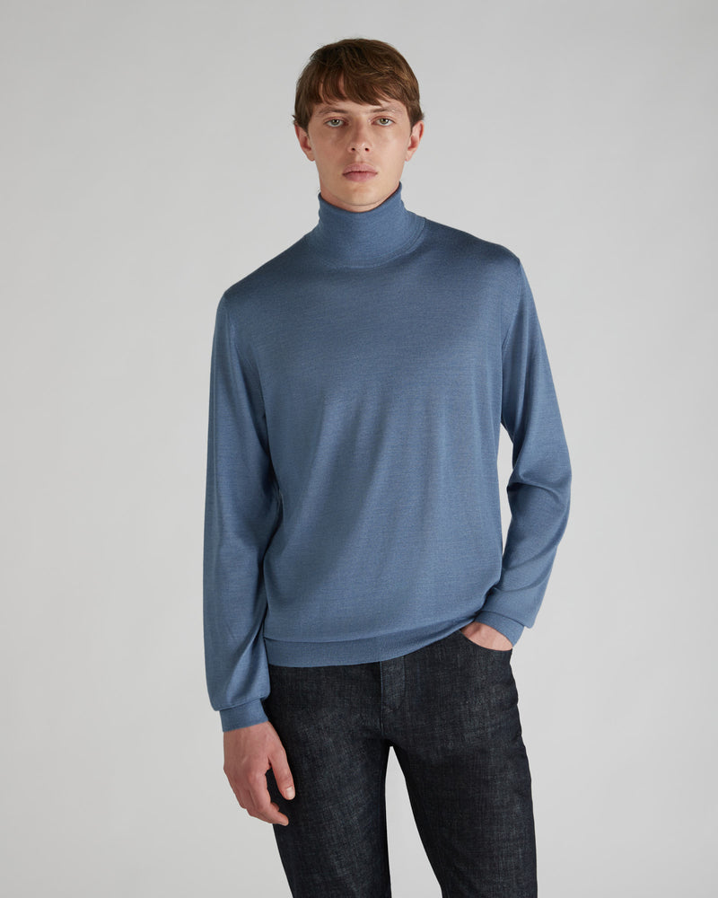 Slowear Dolcevita slim fit in cashmere e seta Negozi Online