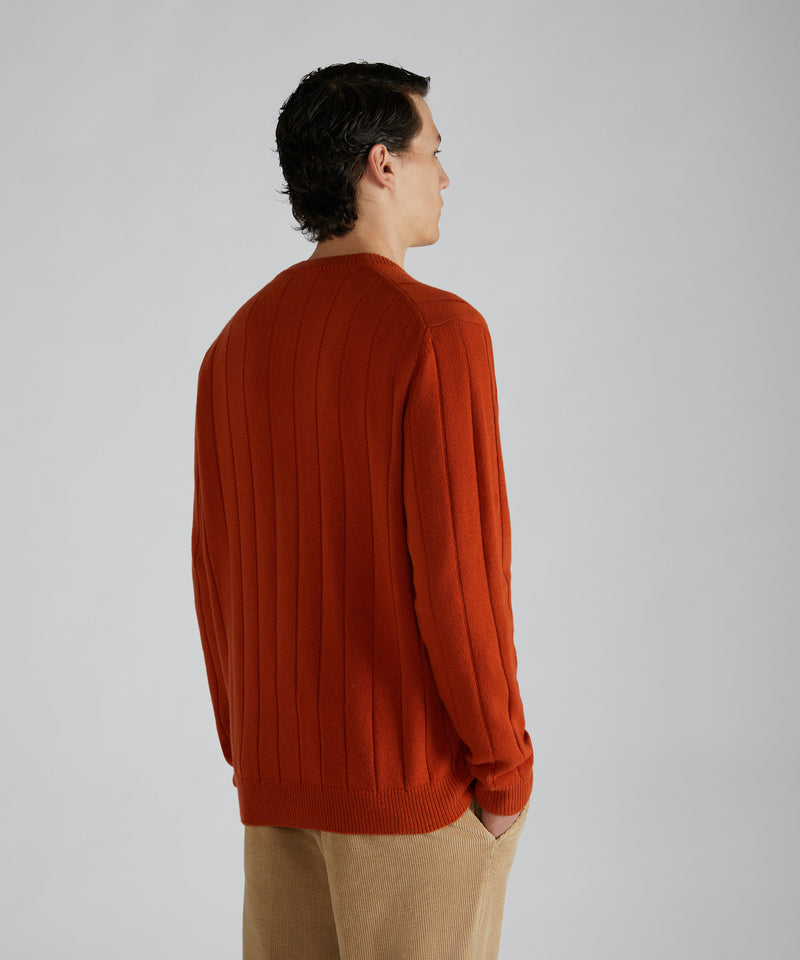 Slowear Cardigan slim fit in lana e cashmere Sottocosto