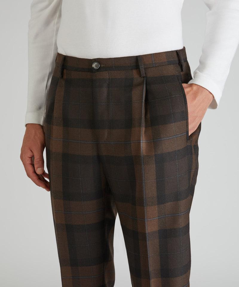 Slowear Pantalone tapered fit in lana Outlet