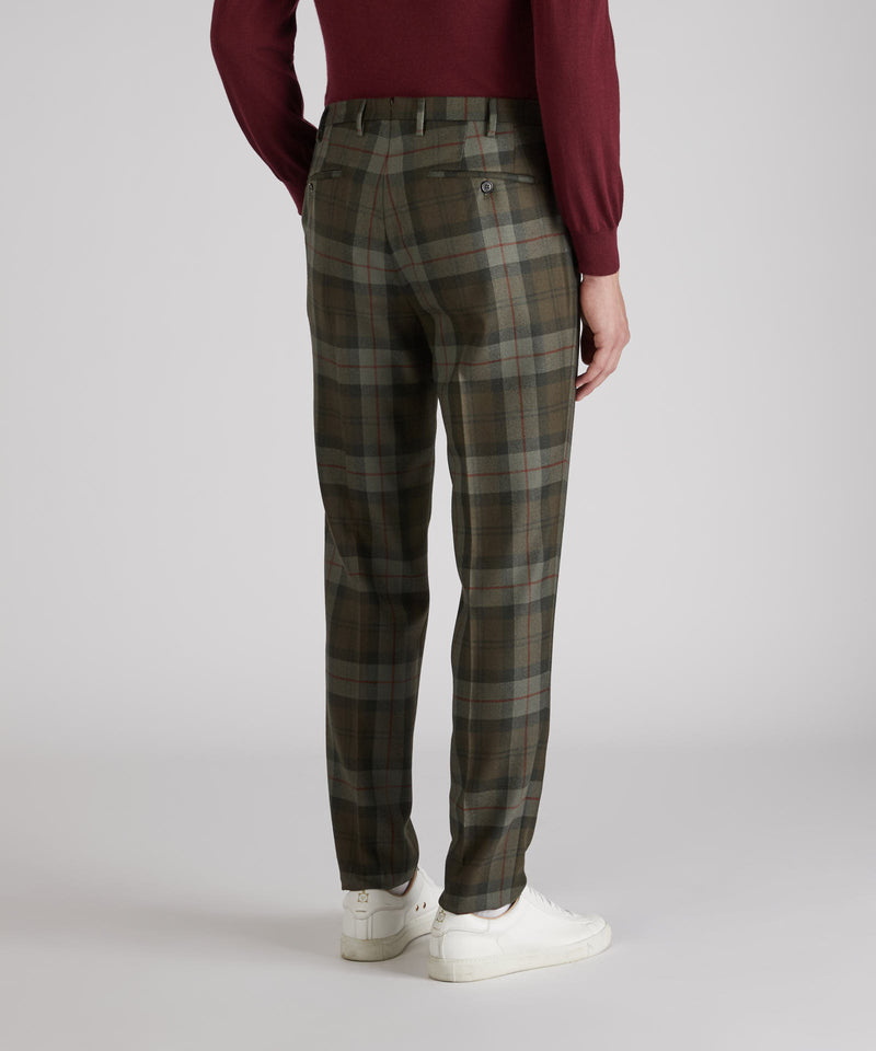Slowear Pantalone tapered fit in lana In Vendita